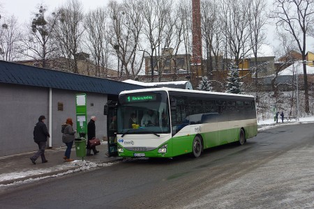Frýdek, žel.stan., leden 2015